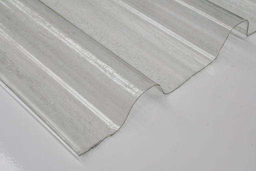 [DECO-COR-CLR-FRP] Decoroof IT6 Corrugated Translucent Fiberglass Sheets (FRP) 2.5mm