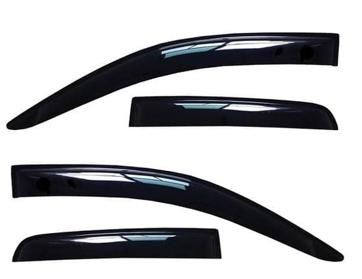 [CE-701-CNPD] Door Visors (Set) To Suit Nissan Navara Np300 Double Cabin Pick-Up, Part # CE-701-CNPD