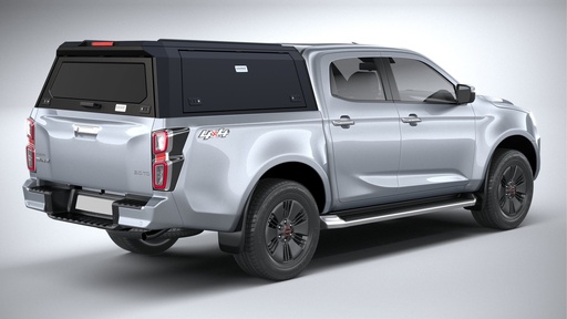 [PW06126301] Safarituff Stainless Steel Modular Canopy For Isuzu Dmax 2012-2025 With Cab/Door Glass Internal Light