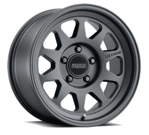 [MR31678550500] Method MR316 17X8.5 +0Mm Offset 5X127 71.5mm CB Matte Black Wheel-Jeep Cherokee/Jeep Wrangler(2007-2024)