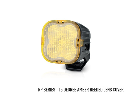 [LC-YLW-RP] Lazer Amber Reeded Lens Cover (RP Series & Utility-50/80 HD)