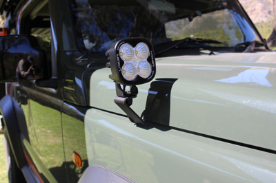 [JIM-A-BON-LGHT-BKT] Alucab Jimny - Bonnet Light Bracket (Set of 2)