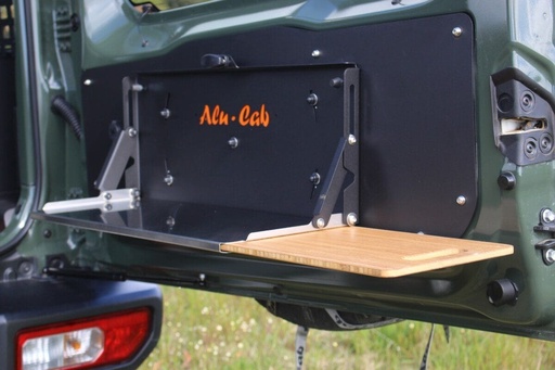 [JIM-RD-DD-TBL] Alucab Jimny - Rear Door Drop Down Table