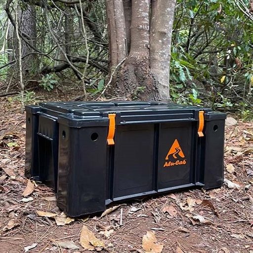 [C-A-AMMO] Alucab Ammo Boxes - Black-Low Lid