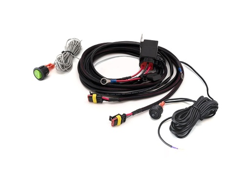 [2L-LP-6C-120] Lazer Two-Lamp 6-Pin Superseal Wiring Kit (12V)
