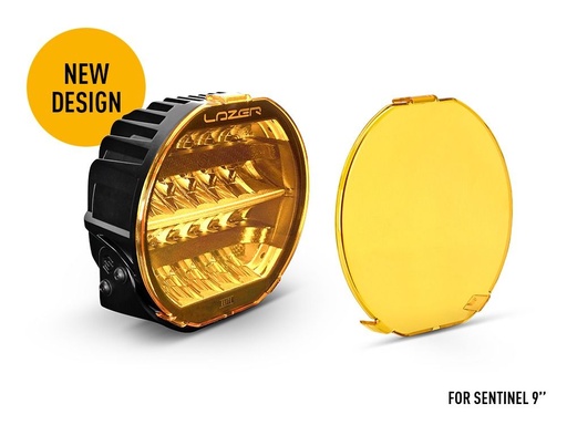 [LC-YLW-0S9] Lazer Amber Lens Cover (Sentinel 9")