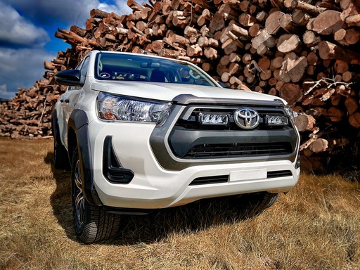 [GK-HILUX-ELRRR-04K] Lazer Toyota Hilux (Active, Icon and Invincible Models) (2021+) - Grille Mount Kit (includes: 2x Triple-R 750 Elite, 1x Grille Mount Brackets, 1x Wiring Kit)