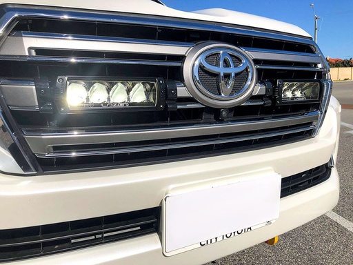 [GK-LC200-ELG2-01K] Lazer Toyota LC200 (2015-2021) - Grille Mount Kit (includes: 2 x Triple-R 750 Elite (Gen2), 1 x GM-LC200-01K, 1x Wiring Kit)