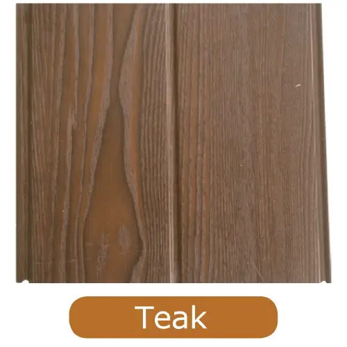 [TNG-12-TEAK] Decoroof 12" T&G Ceiling Panels, Length - 6.0 Meters Long Packed In 10 Pieces Bundle, Colour - Teak