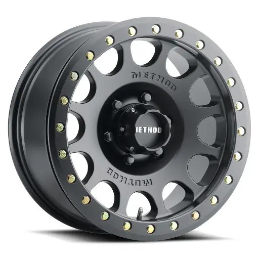 [MR10578560500B] Method MR105 Beadlock 17X8.5 0MM Offset 6X139.7 108MM CB Matte Black Wheel - Suitable for Hilux/Prado 120/150/LC300 